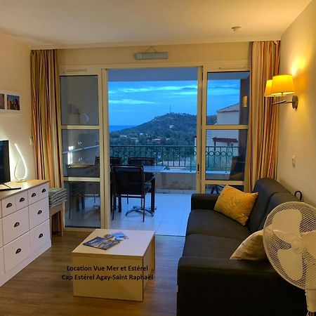 "Location Vue Mer Et Esterel", Cap Esterel Agay-Saint Raphael, T2, Piscines, Parking, Wifi Leilighet Eksteriør bilde