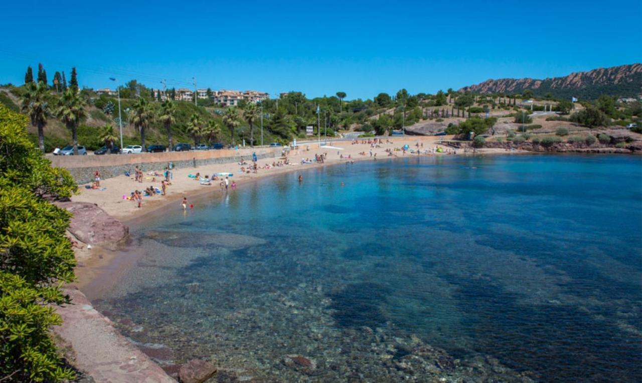 "Location Vue Mer Et Esterel", Cap Esterel Agay-Saint Raphael, T2, Piscines, Parking, Wifi Leilighet Eksteriør bilde