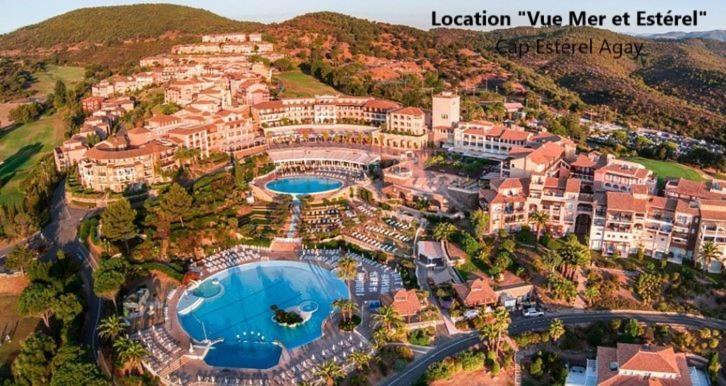 "Location Vue Mer Et Esterel", Cap Esterel Agay-Saint Raphael, T2, Piscines, Parking, Wifi Leilighet Eksteriør bilde