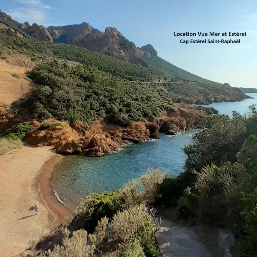 "Location Vue Mer Et Esterel", Cap Esterel Agay-Saint Raphael, T2, Piscines, Parking, Wifi Leilighet Eksteriør bilde