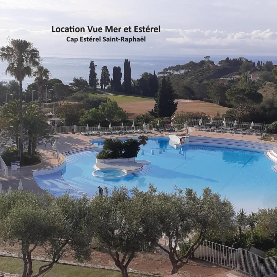 "Location Vue Mer Et Esterel", Cap Esterel Agay-Saint Raphael, T2, Piscines, Parking, Wifi Leilighet Eksteriør bilde