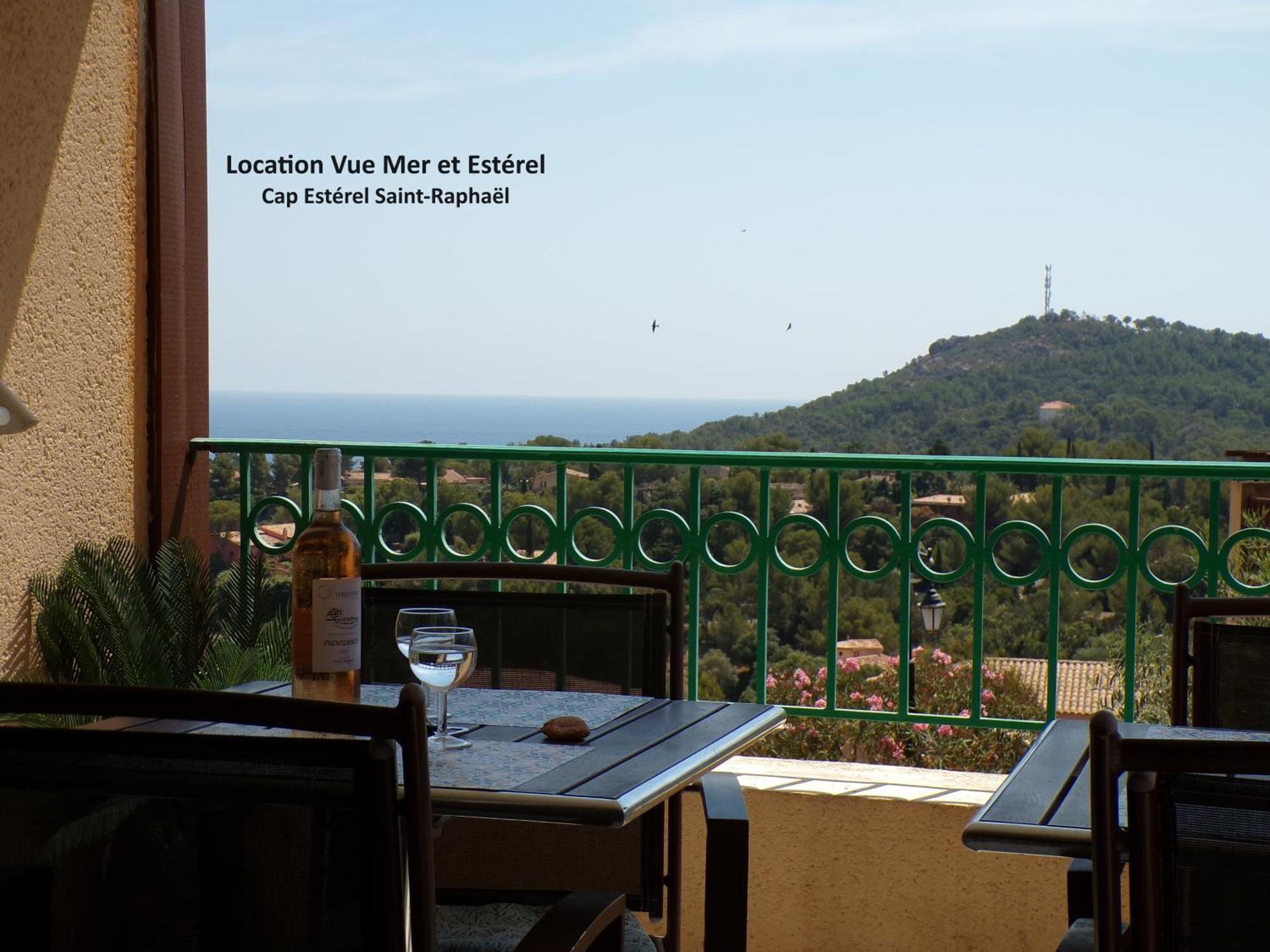 "Location Vue Mer Et Esterel", Cap Esterel Agay-Saint Raphael, T2, Piscines, Parking, Wifi Leilighet Eksteriør bilde