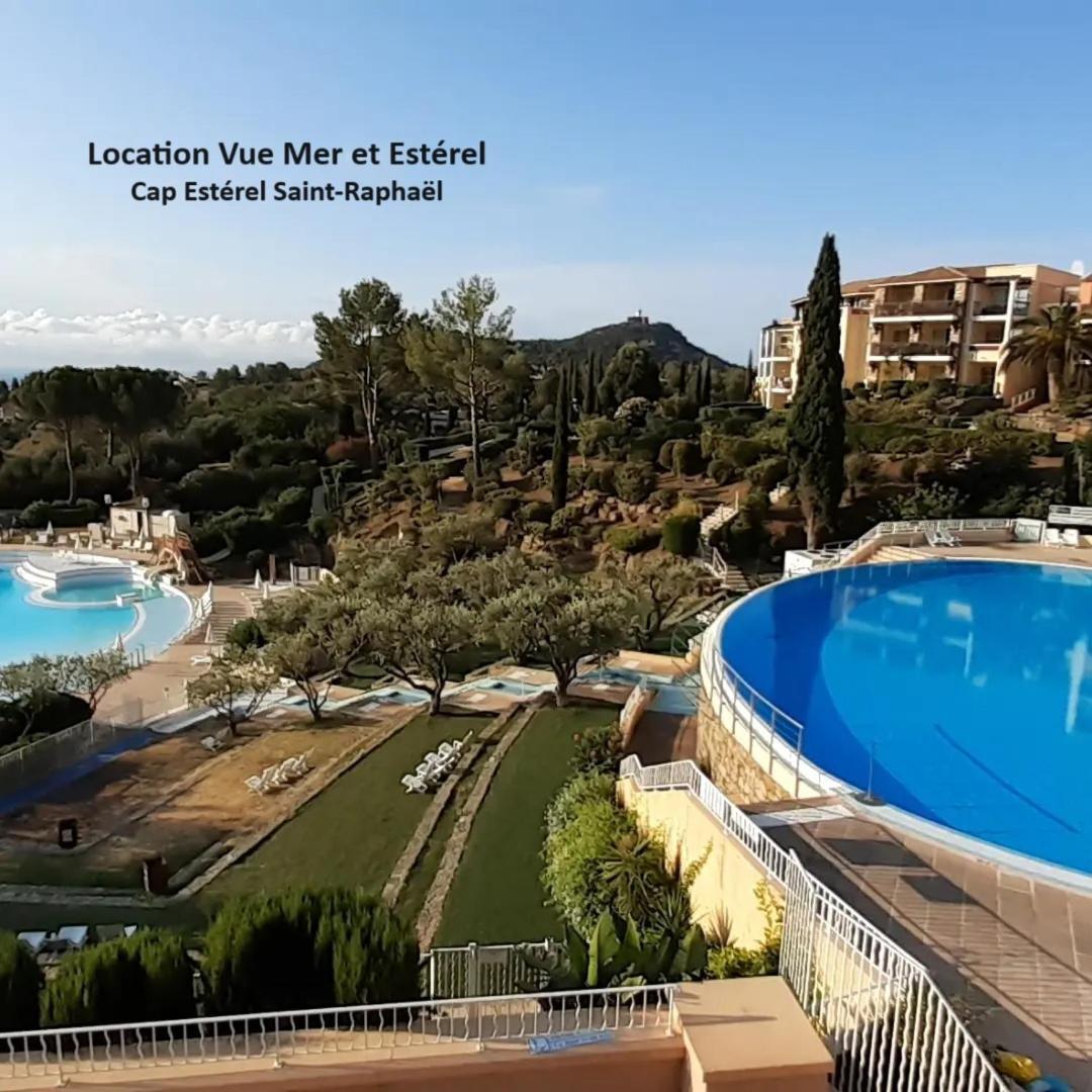 "Location Vue Mer Et Esterel", Cap Esterel Agay-Saint Raphael, T2, Piscines, Parking, Wifi Leilighet Eksteriør bilde